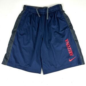 Nike Drifit Arizona Wildcats Mens Small Gym Shorts Basketball Cats Blue Team